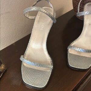 Escada Women's Shimmering Gold Heels